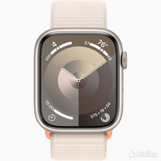 Смарт-часы Apple Watch Series 9, 45 мм Starlight, Al Starlight Sport Loop