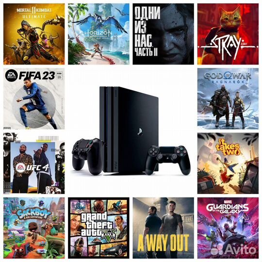 Прокат PS4 Pro 4K (PlayStation на дом)