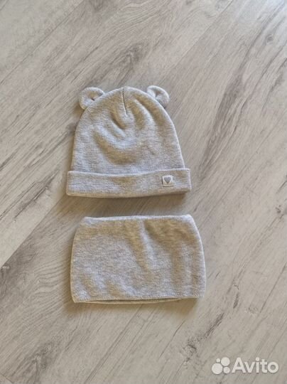 Шапка, снуд, варежки