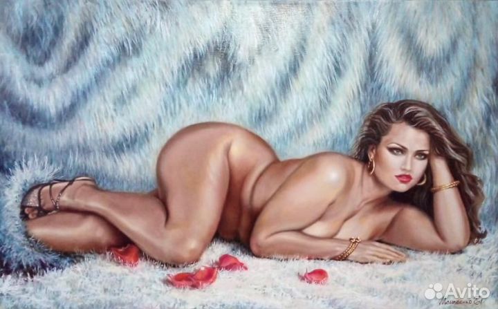 Картина в подарок мужчине. Ню. 