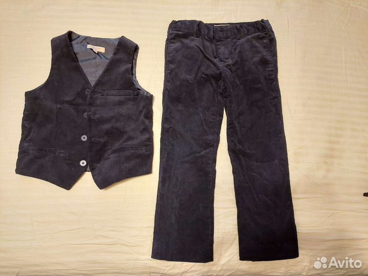 Костюм жилетка и брюки вельветовые детские