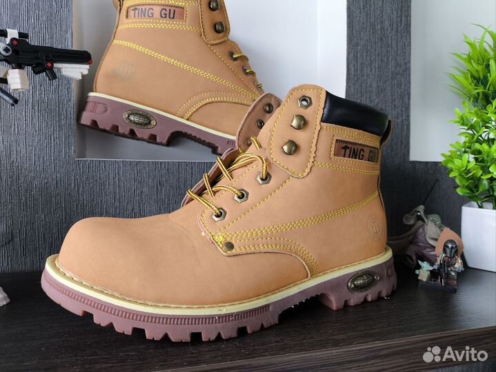 Зимние мужские ботинки с металлической пластиной