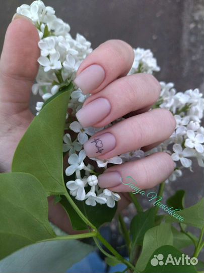 Занятость:гель лак(1-1.30мин.) Наращивание(2часа)