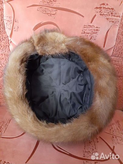 Берет норковый