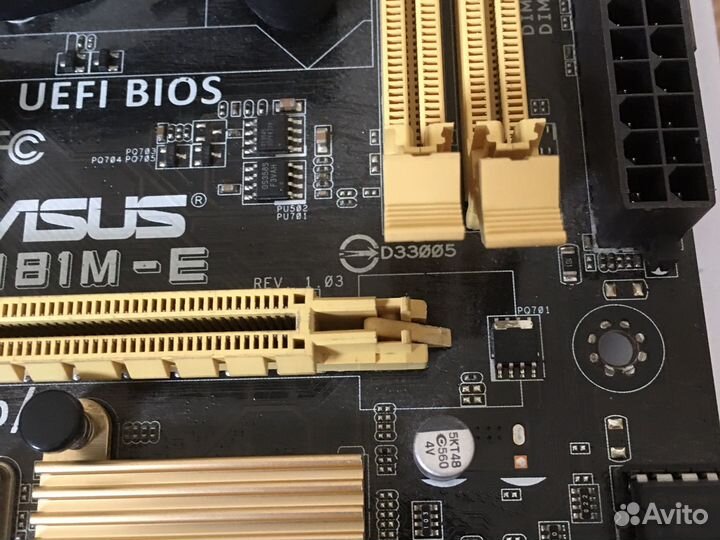 Материнская плата asus H81M-E LGA1150