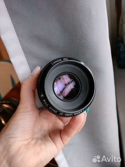 Объектив canon 50mm 1.8