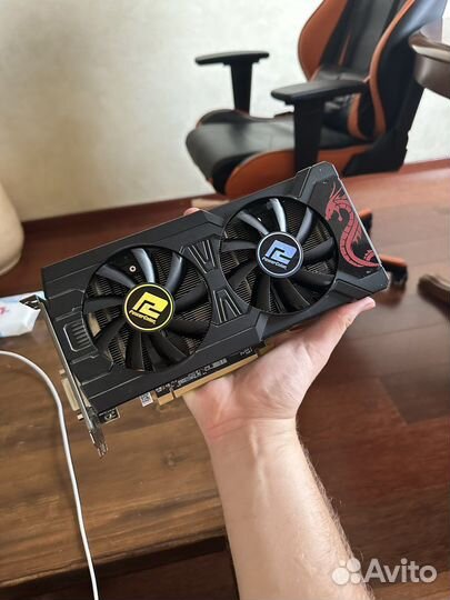 Видеокарта Powercolor RX 570 4gb