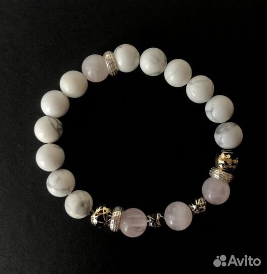 Женский Браслет из натуральных камней кварц