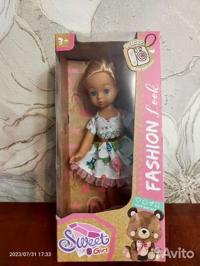 Куколка виниловая, аналог мини Паола Рейна, новая