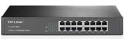 Коммутатор TP-Link TL-SF1016DS 16-портовый 10/100