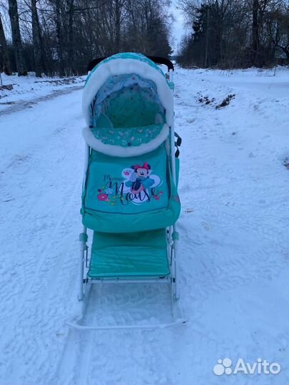 Санки коляска ника