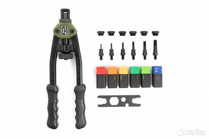 Заклпочник для резьбовых заклпок двуручный M3-M10