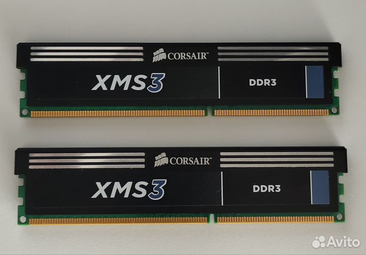 DDR3 8 gb (2x4gb) Corsair XMS3 CMX8GX3M2A1600C9