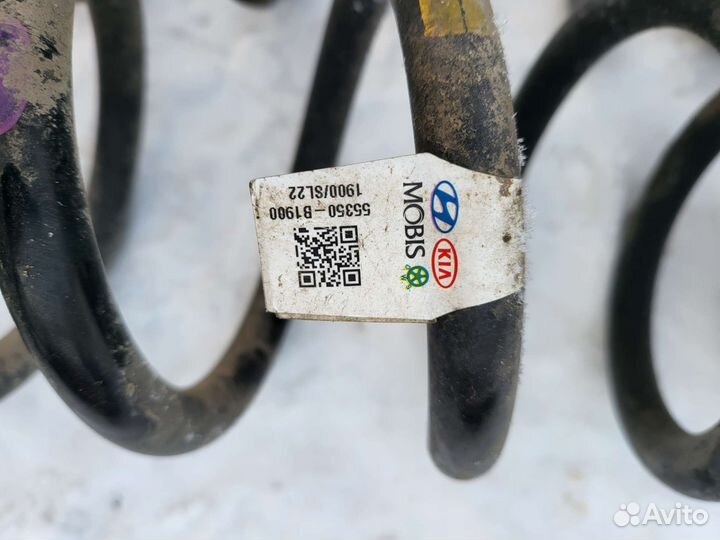 Новые пружины задней подвески Genesis G80