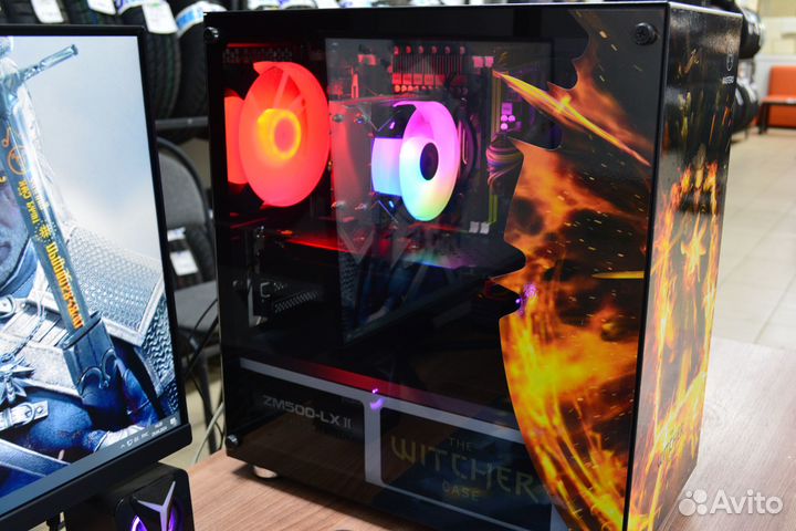 Мощный 6 ядер игровой системник+RX580+ssd 256+16gb