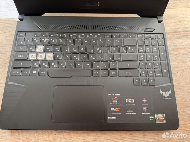 Игровой Asus TUF Ryzen 5 3550H/GTX1650 4gb/16 ddr4