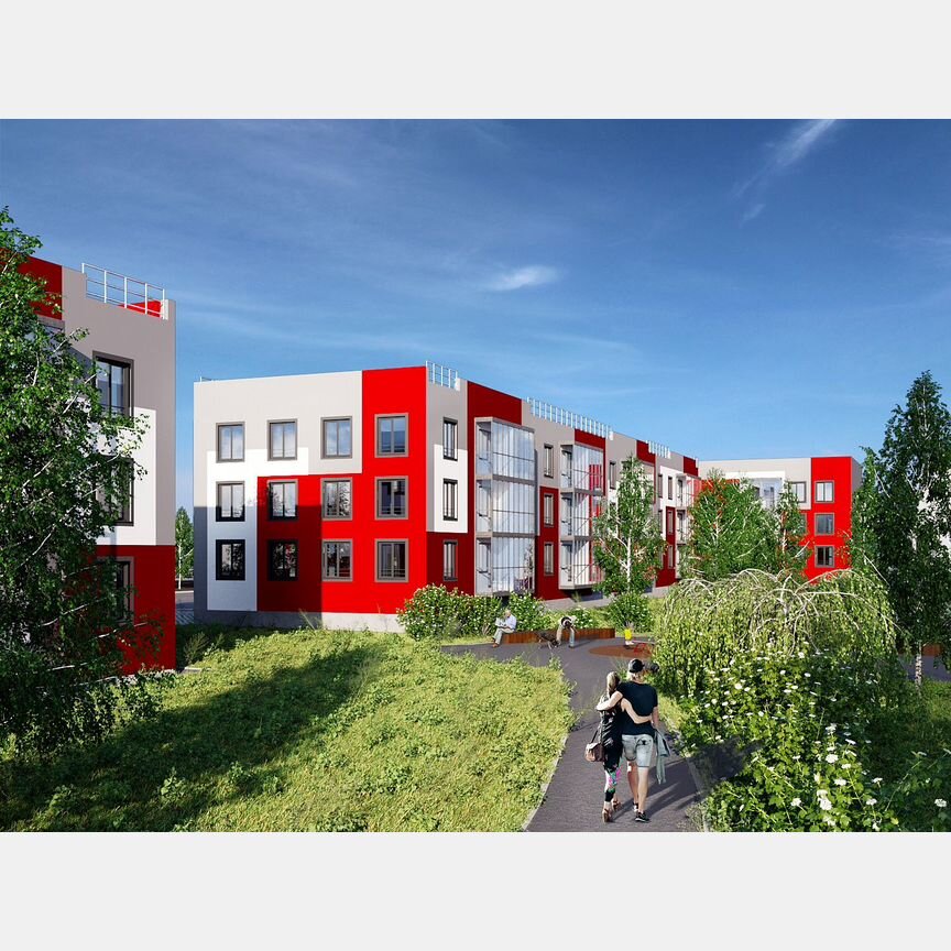 3-к. квартира, 79,7 м², 2/3 эт.