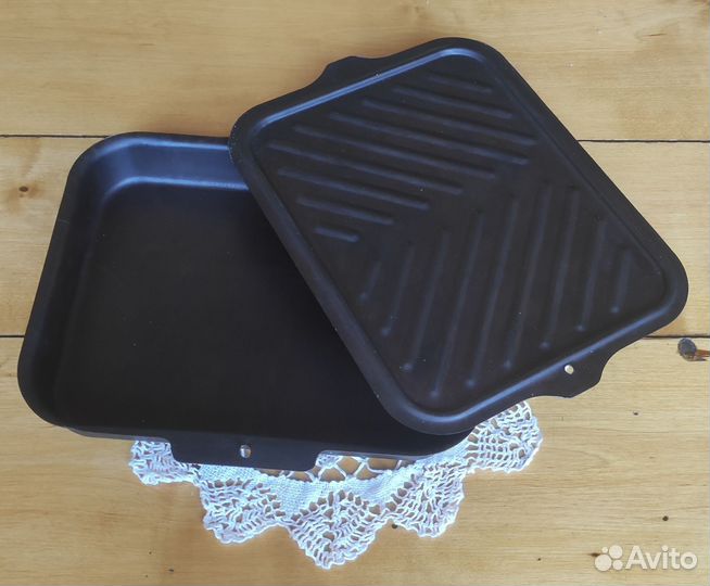 Электрогриль с противнем - вафельница СССР