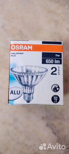 Лампа галогеновая PAR30 osram E27 75w 64841FL