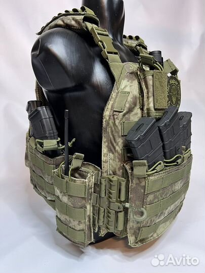 Разгрузочный жилет плитник тактический якедо мох
