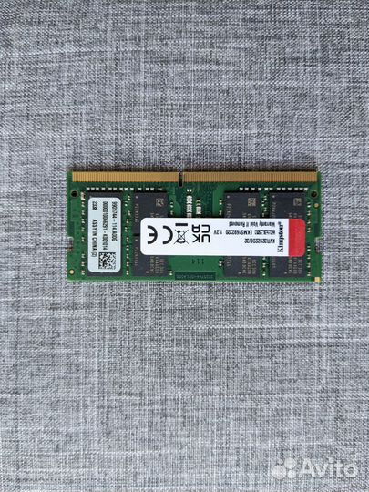 Оперативная память Kingston DDR4 sodimm 32Gb 3200