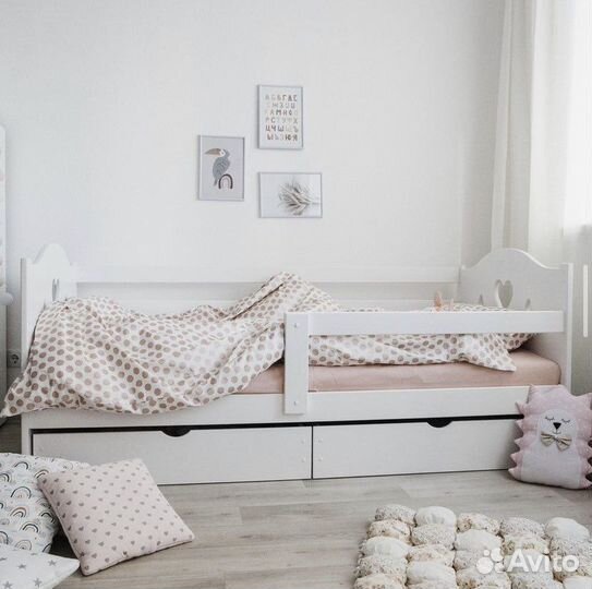 Детская кровать софа бабочки