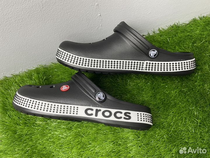 Crocs sabo черные в точку