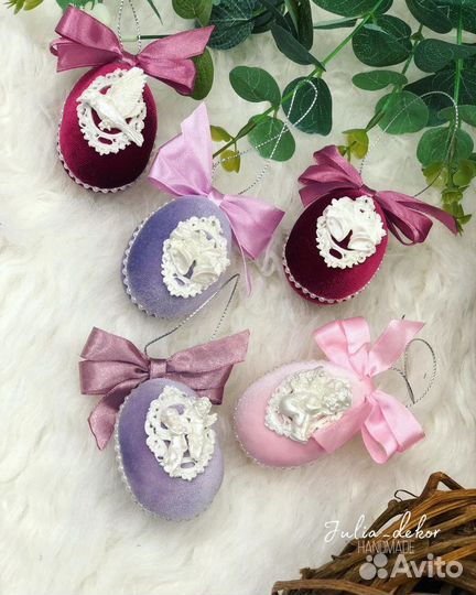 Яйца пасхальные ручная работа