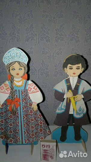 Редкая.Игра на магнитах Одень куклу,развивающая