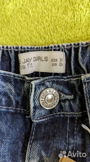 Джинсы для девочки 104