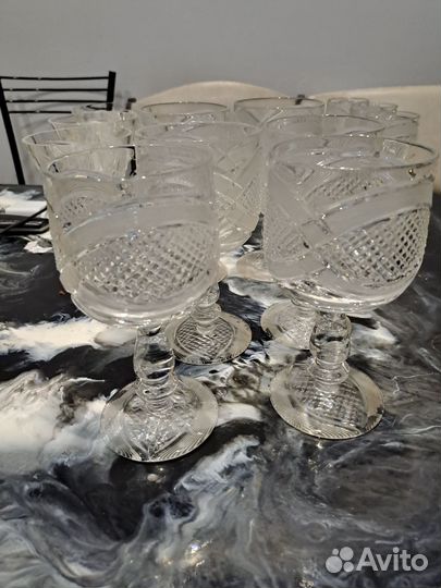 Фужеры хрустальные СССР