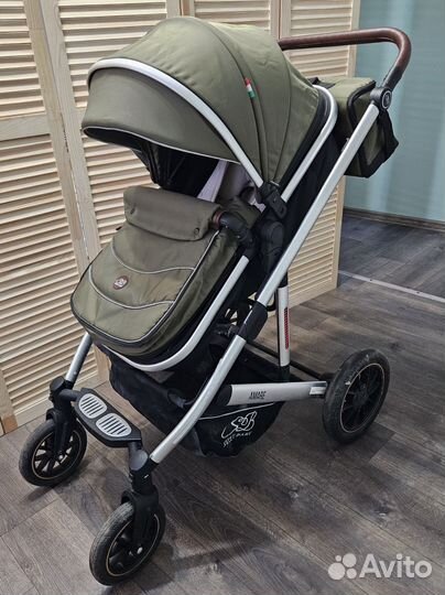 Коляска трансформер+лыжи наколёса+автолюлька+кокон