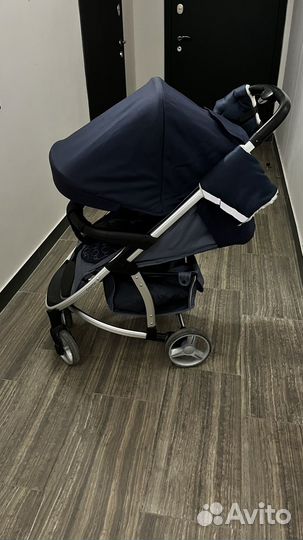 Прогулочная коляска babyton cosmo navy blue