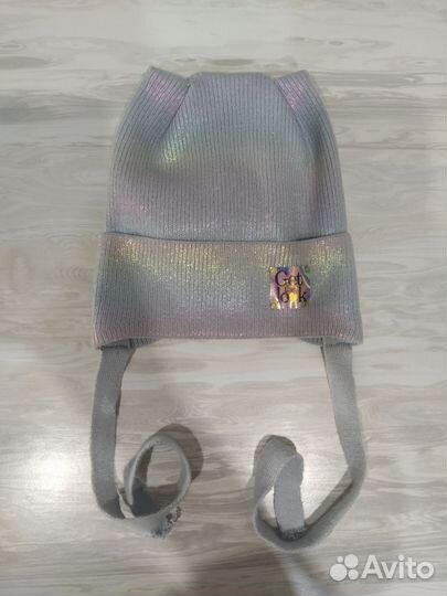 Шапка демисезонная для девочки 46 48