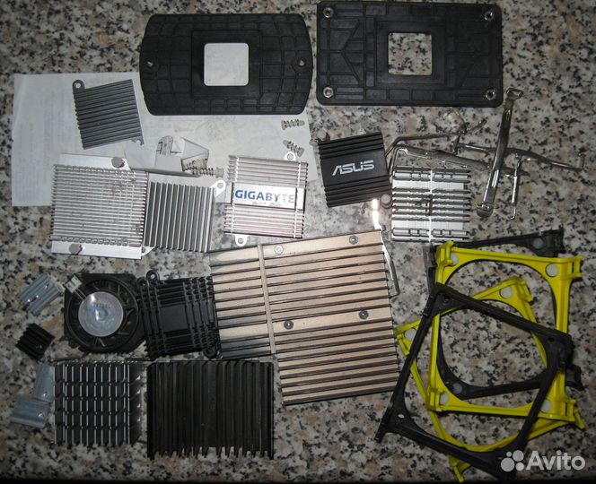 Радиаторы разные и детали от проц. кулеров