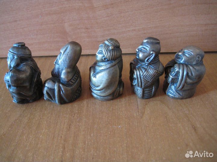 Нэцкэ Бронза Эбису Ямабуси Гуаньйнь Карако Путник