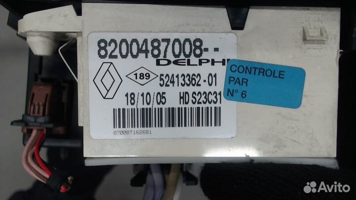Переключатель отопителя Renault Laguna 2, 2005