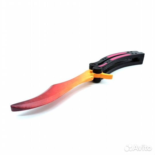 Деревянный нож Бабочка Градиент Mod.1 PalisWood