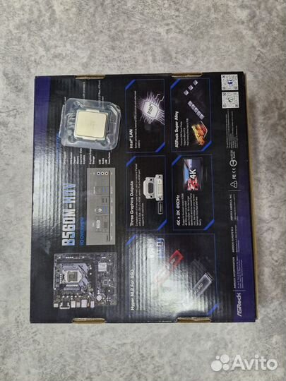 Комплект Intel i5 10400F/B560M ASRock (NEW)