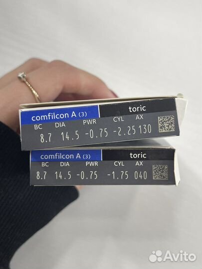 Линзы контактные biofinity toric