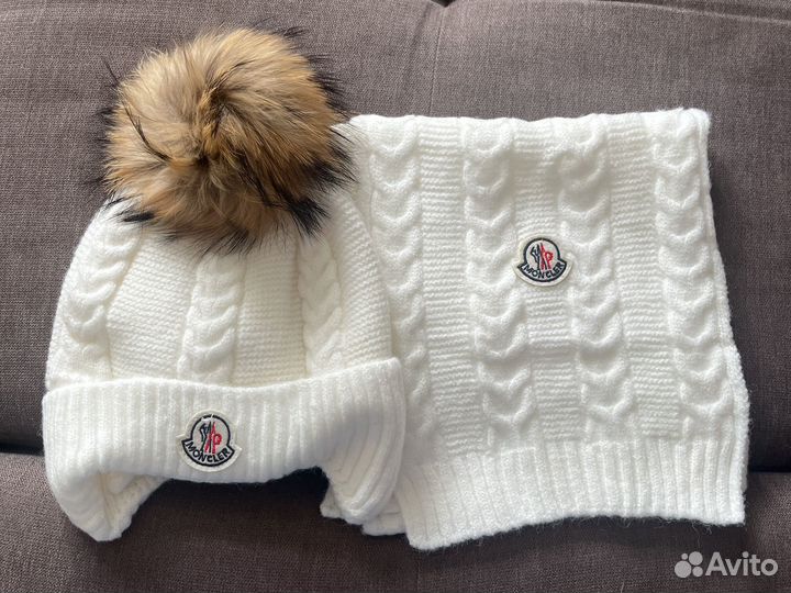 Комплект шапка и шарф для девочки