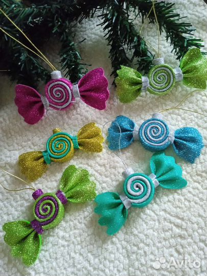 Новогодние игрушки ручной работы