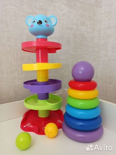 Пирамидка и башня-лабиринт