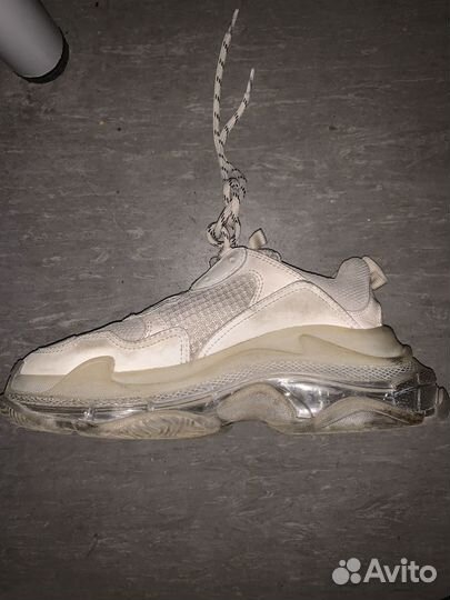 Balenciaga Triple S Clear Sole in White