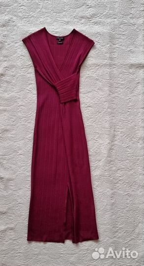 Платье Massimo Dutti в богатом цвете бургунди