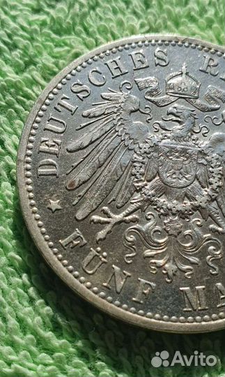 5 марок 1908 год А., Пруссия королевство