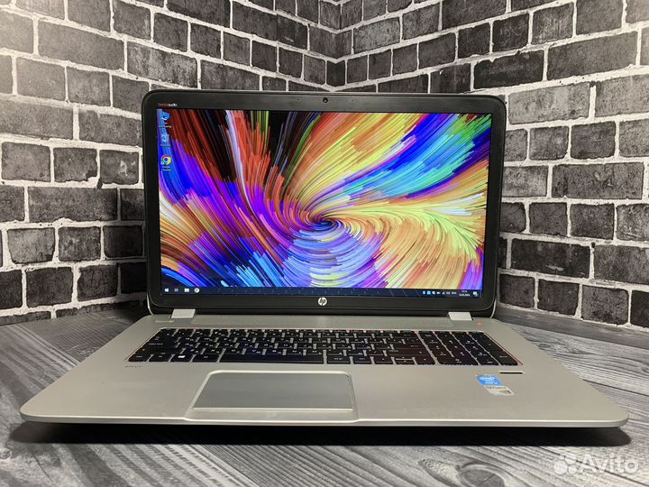 Огромный игровой ноутбук HP i5/8gb/2видеокарты