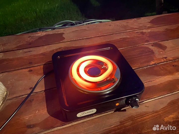 Плита электрическая злата Т114 Черная Новинка