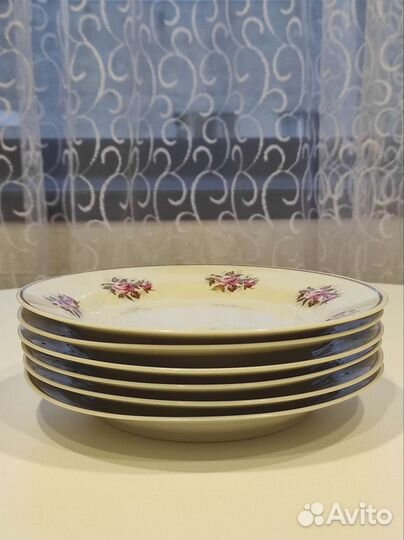 Десертные фарфоровые тарелки Sigulda (Сигулда)