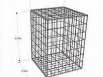 Габион 0,7х0,5х0,5 м ячейка 50*100мм проволока 4мм